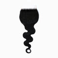 StariaHair 14-20 Inch Transparent Lace Closure Body Wave 4"x4" #1B