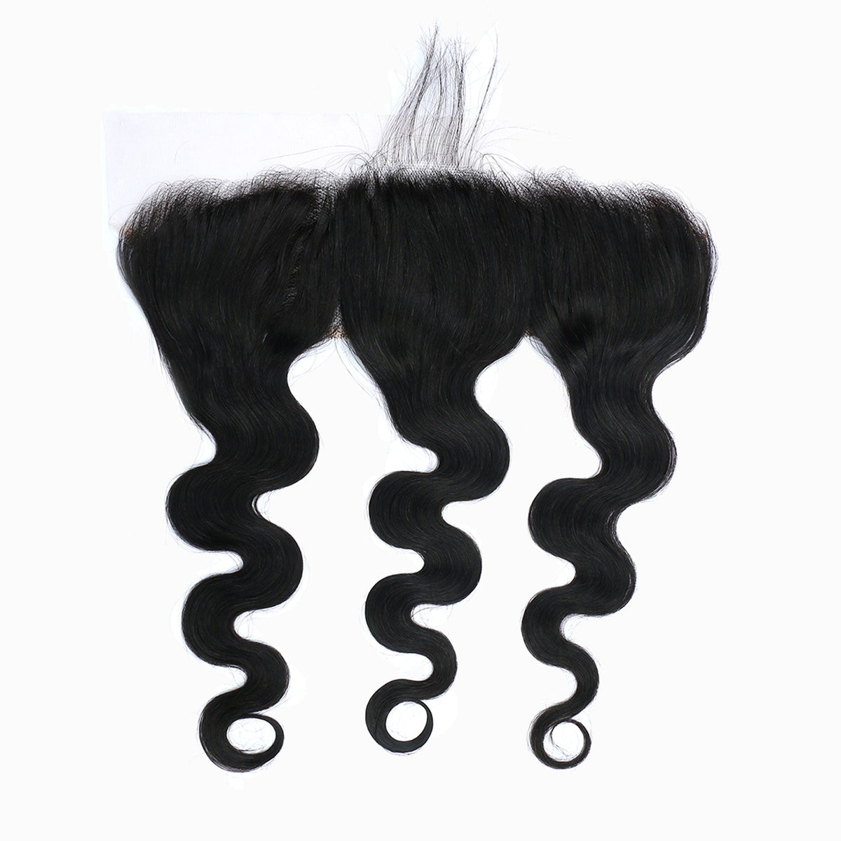 StariaHair 12-20 Inch 13"x4" Body Wave Transparent Lace Frontal #1B
