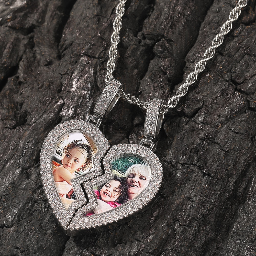Broken Heart Photo 2 Pictures Pendant
