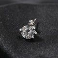 S925 silver moissanite dragon claw earrings