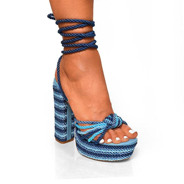 Renee- Rope Stack Heels