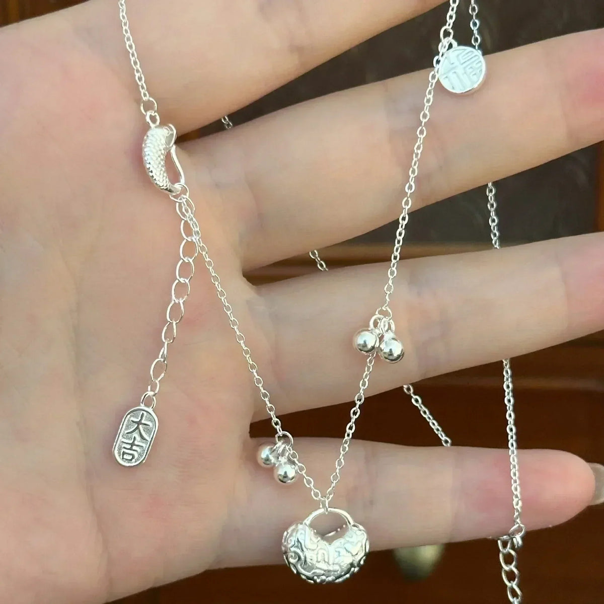 New Trendy Fashion 925 Silver Pearl Simple Elegant Thin Chain Pendant Necklace for Women Girl Jewelry Dropship Wholesale
