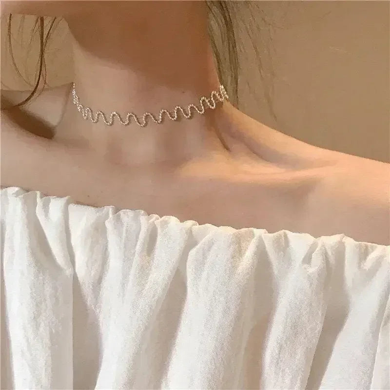 Luxurious Square Pink Zircon Pendant Necklace For Women Fashionable Personalized Daily Accessory Party Jewelry Birthday Gifts