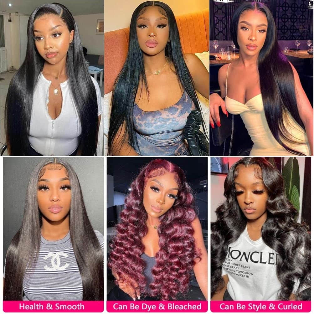 Straight Virgin Brazilian Hair Bundles Silky Smooth & Soft Natural Color 10-30 Inch - Stariahair