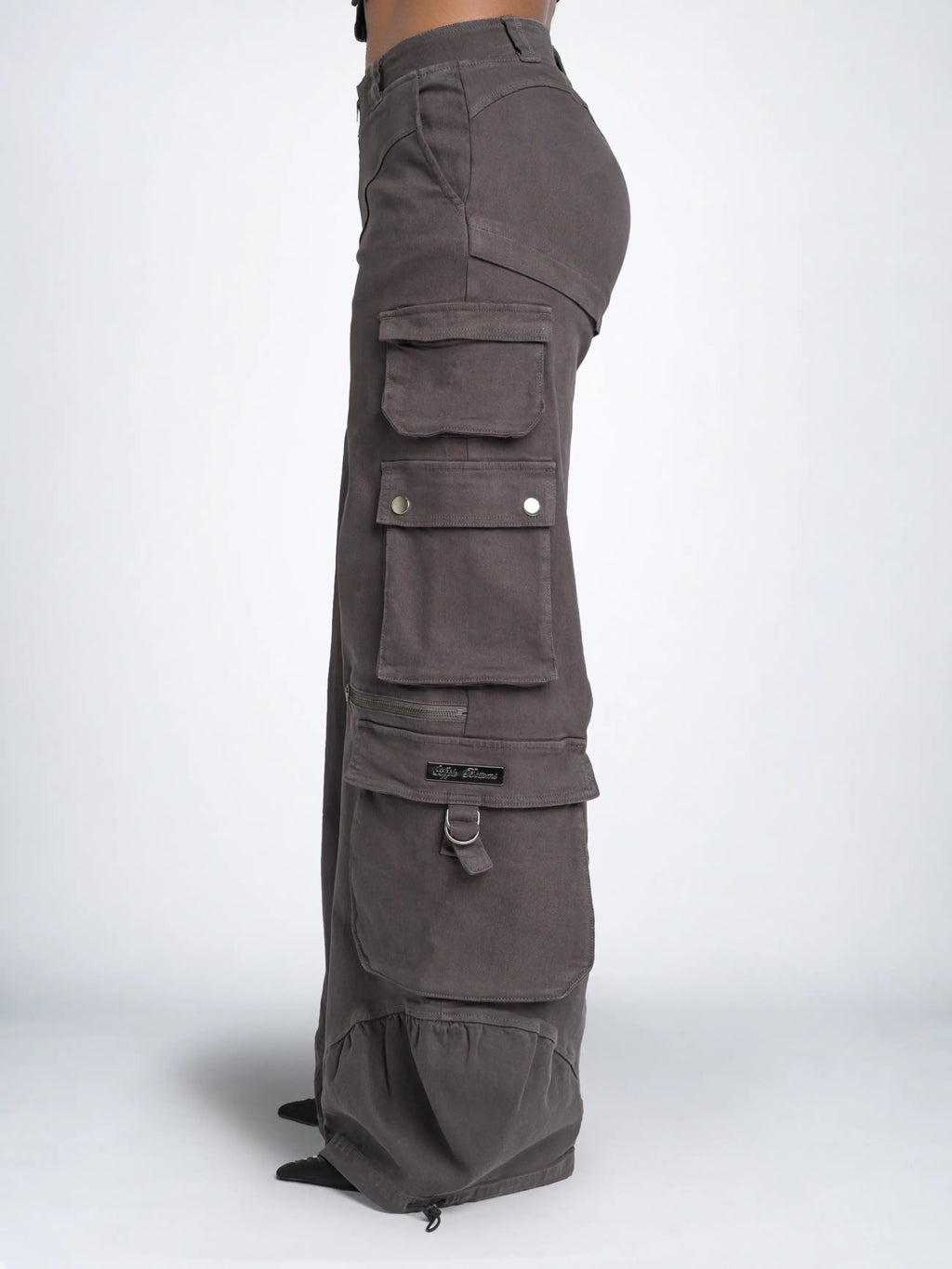 Low-Rise Twill Cargo Pant