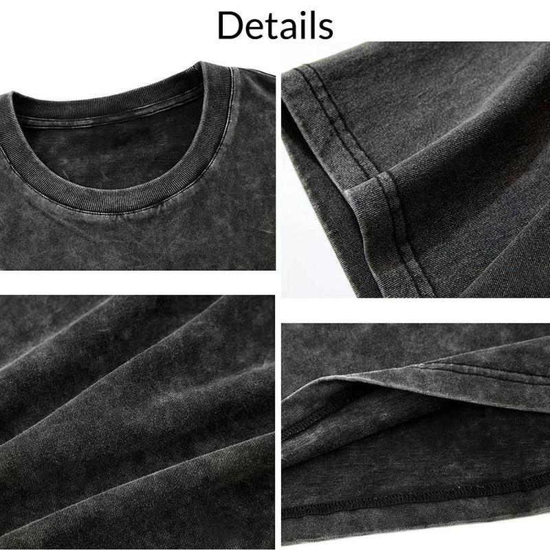 Terrifer Horror Premium Acid– Washed Tee Cotton Menswear Top  | SEP 94