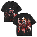 Terrifer Horror Premium Acid– Washed Tee Cotton Menswear Top  | SEP 94