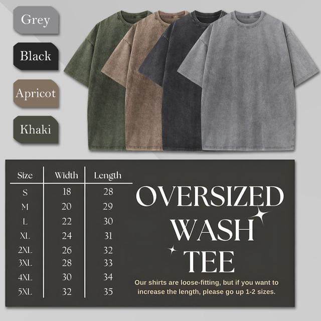 Terrifer Horror Premium Acid– Washed Tee Cotton Menswear Top  | SEP 94
