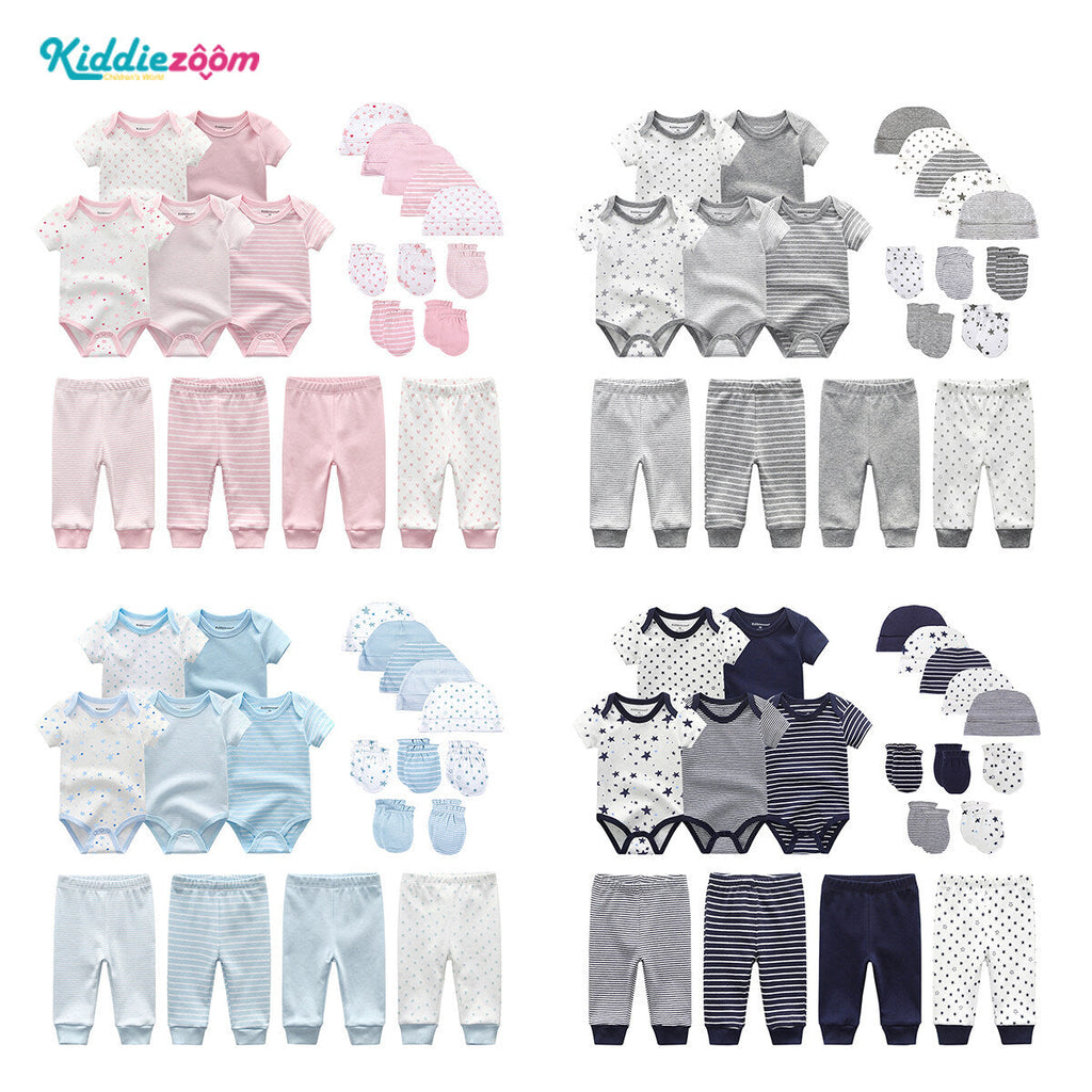 Kiddiezoom Cotton Star | 19-Piece Baby Outfit Set - # BANB11110003