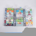 Newborn Long Sleeve Triangle Bodysuit & Towel Socks Gift Set - # BANB11110015